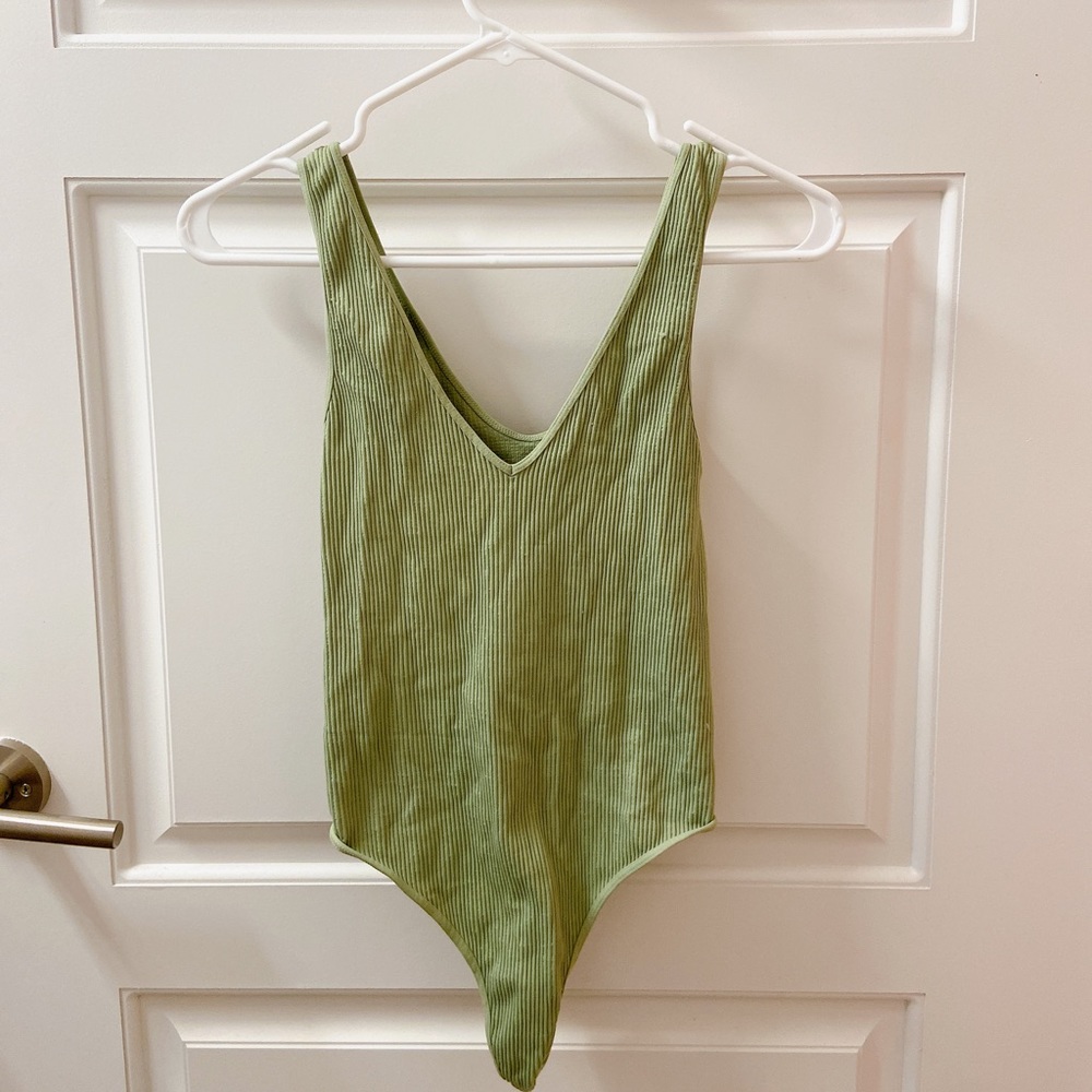 Green body suit